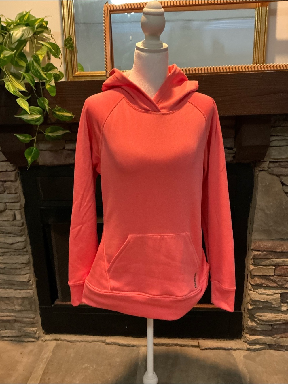 Reebok Coral Hooded Pullover Sweatshirt for Women